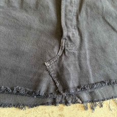 画像5: 【LEVI'S】CUT OFF DESIGN BLACK COLOR SKIRT / W31(W30) (5)