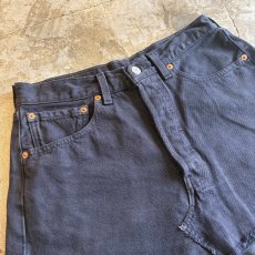 画像3: 【LEVI'S】CUT OFF DESIGN BLACK COLOR SKIRT / W31(W30) (3)