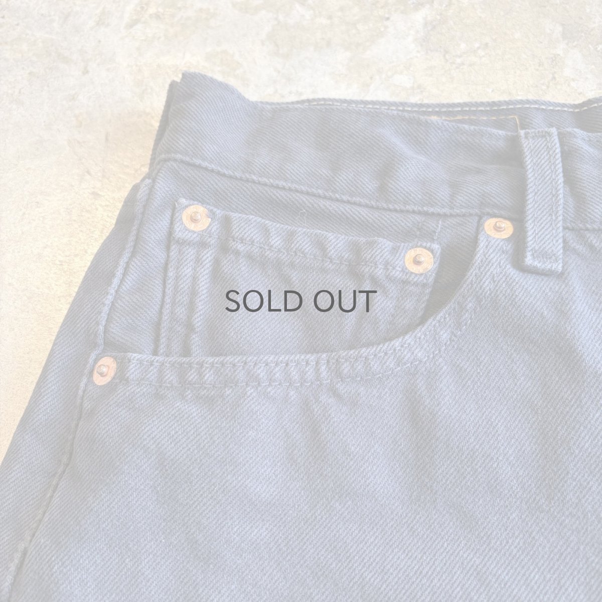 画像4: 【LEVI'S】CUT OFF DESIGN BLACK COLOR SKIRT / W31(W30) (4)