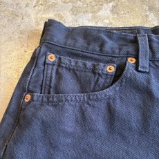 画像4: 【LEVI'S】CUT OFF DESIGN BLACK COLOR SKIRT / W31(W30) (4)