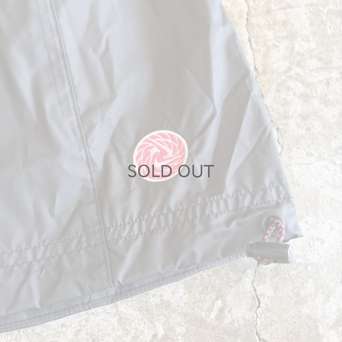 画像7: 【NIKE】DRAW CORD DESIGN BLACK COLOR NYLON SKIRT / FREE~W35(M) (7)