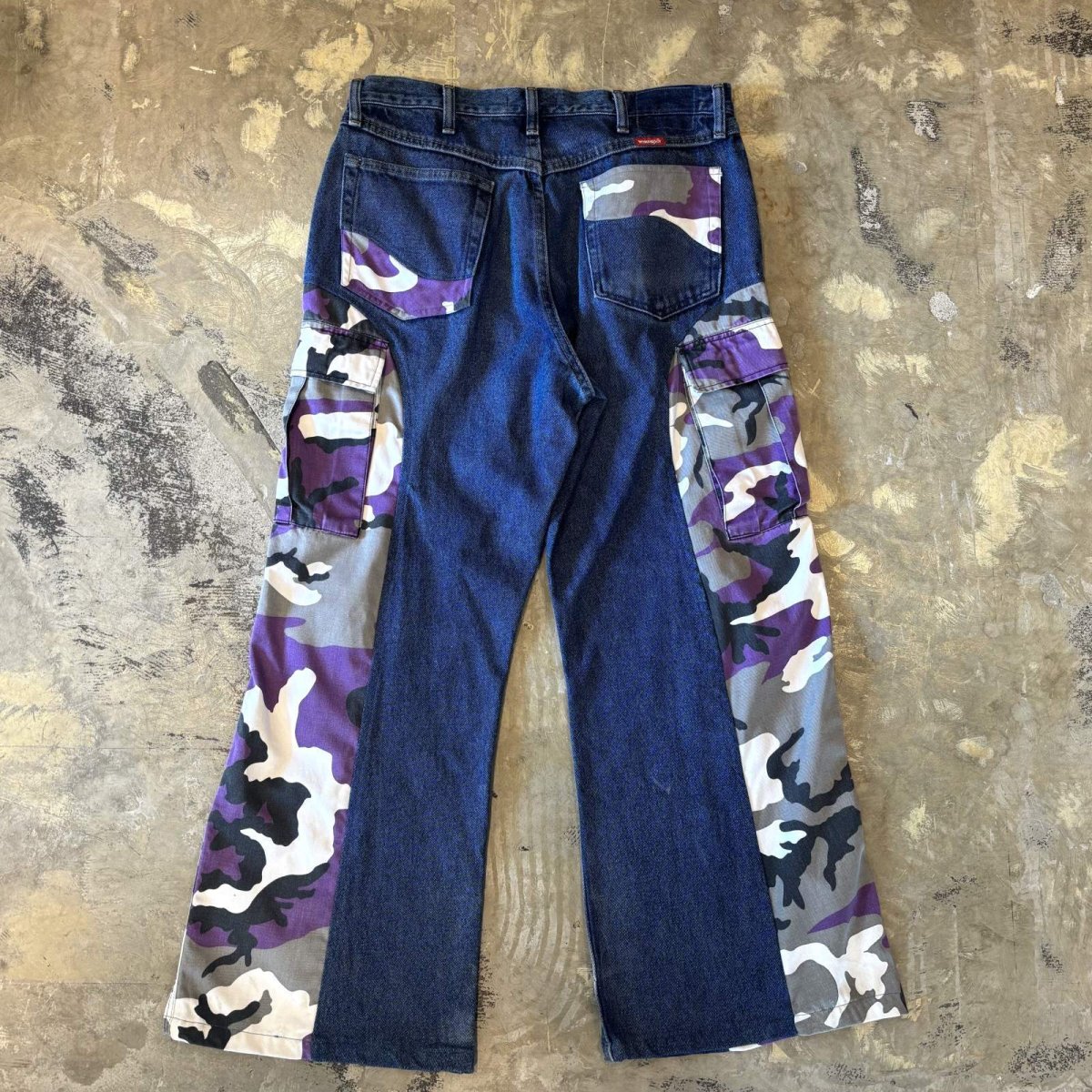 画像2: 【Wiz&Witch】"UNITED" COLOR CAMOUFLAGE DENIM PANTS / W34 (2)