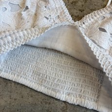画像7: WHITE COLOR BUSTIER DESIGN LACE CAMISOLE / Ladies S (7)