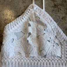 画像4: WHITE COLOR BUSTIER DESIGN LACE CAMISOLE / Ladies S (4)