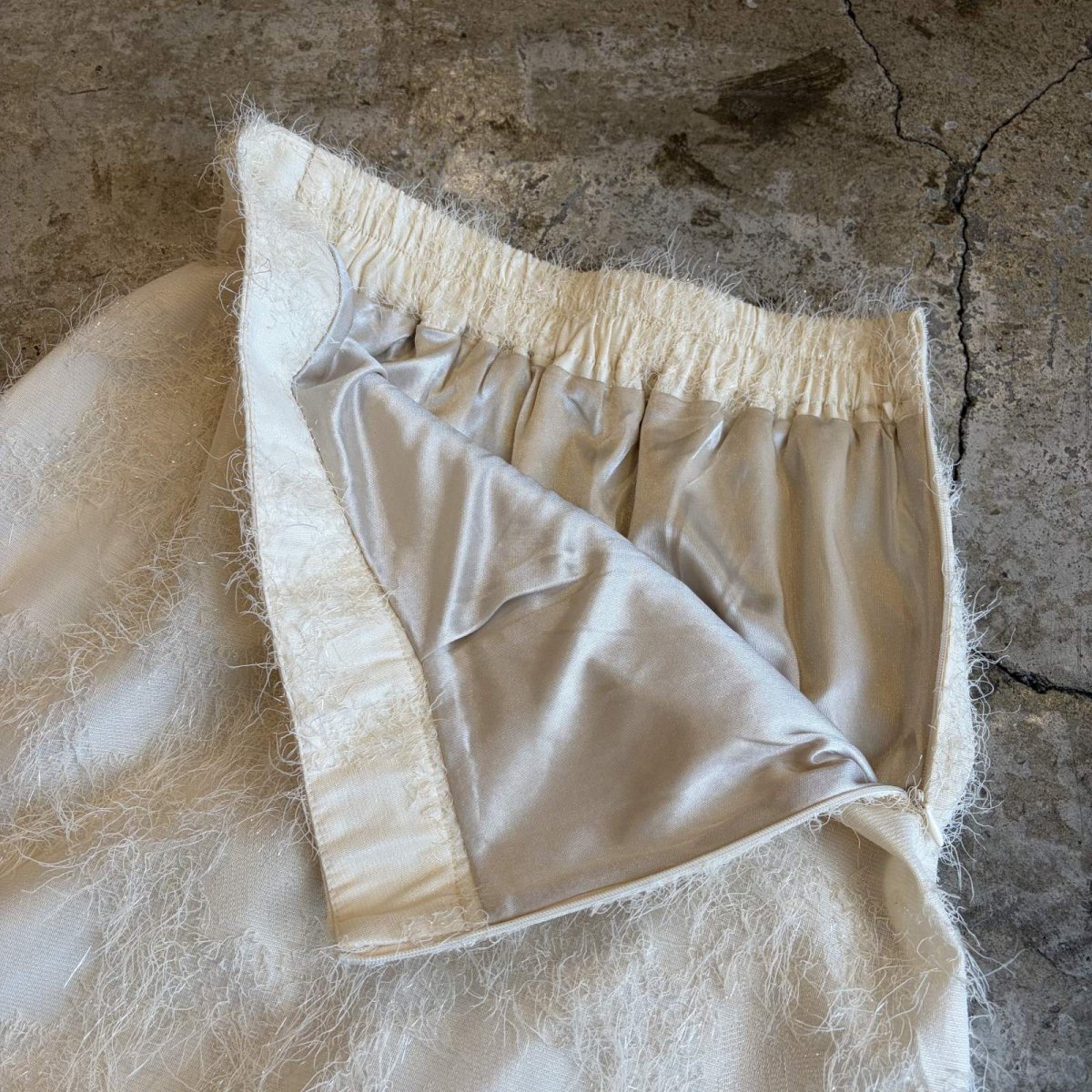 画像8: SHAGGY ALL OVER PATTERN POINT GLITTER DESIGN SKIRT / W25~W30 (8)