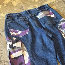 画像9: 【Wiz&Witch】"UNITED" COLOR CAMOUFLAGE DENIM PANTS / W34 (9)