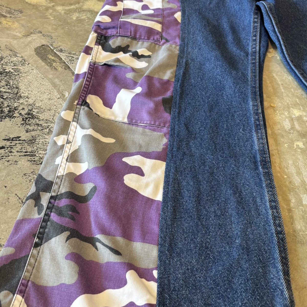 画像7: 【Wiz&Witch】"UNITED" COLOR CAMOUFLAGE DENIM PANTS / W34 (7)