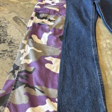 画像7: 【Wiz&Witch】"UNITED" COLOR CAMOUFLAGE DENIM PANTS / W34 (7)