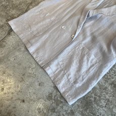 画像4: LIGHT GREY COLOR DOUBLE DESIGN SHEER TAILORED JACKET / Ladies L (4)