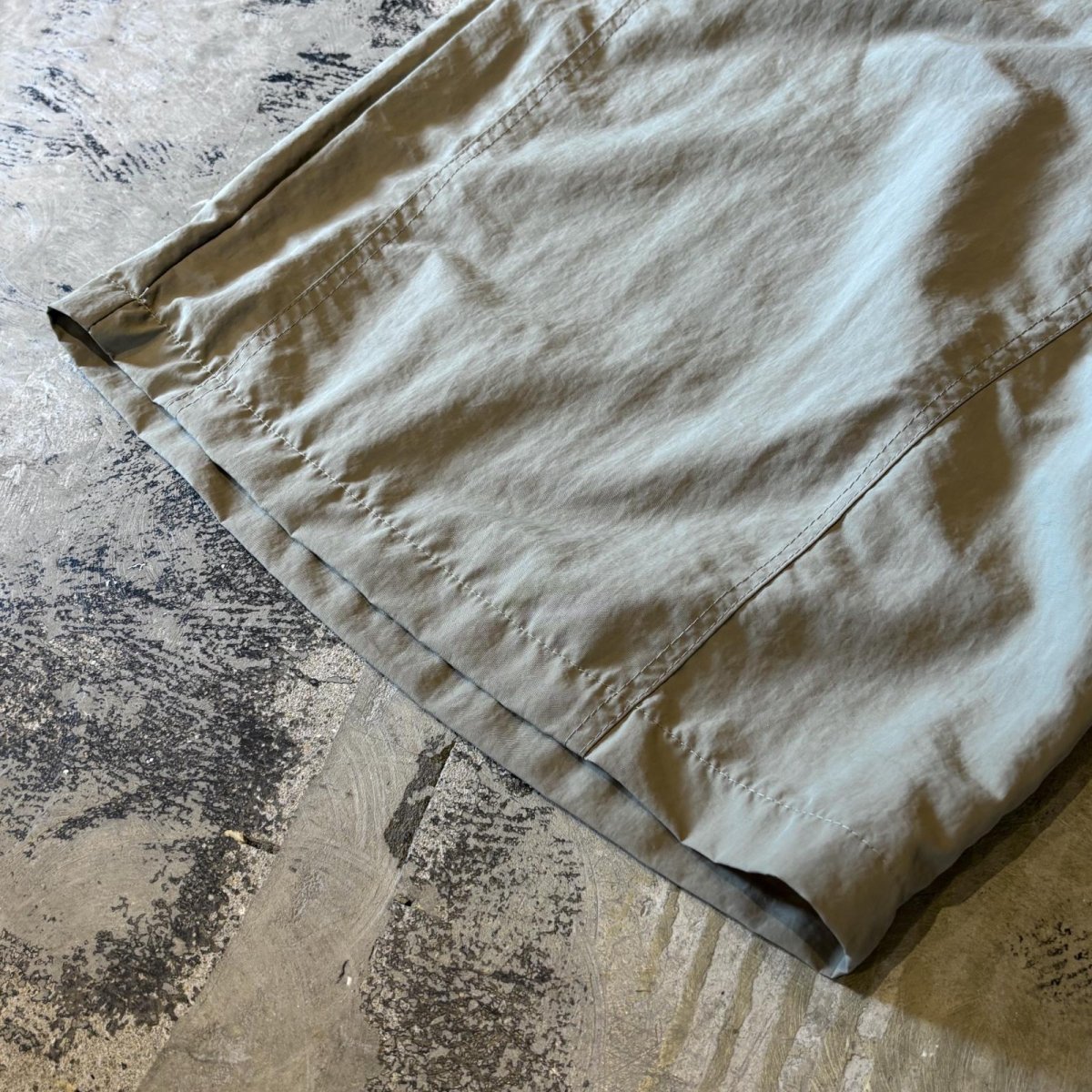 画像8: 【WONDERGROUND】DOUBLE KNEE STYLE WIDE SILHOUETTE SHORTS / GREEN / OS (8)