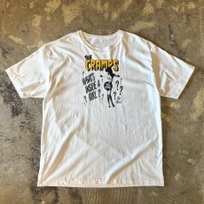 画像1: 90's "THE CRAMPS" FRONT PROINTED S/S TEE / Mens L / MADE IN USA (1)