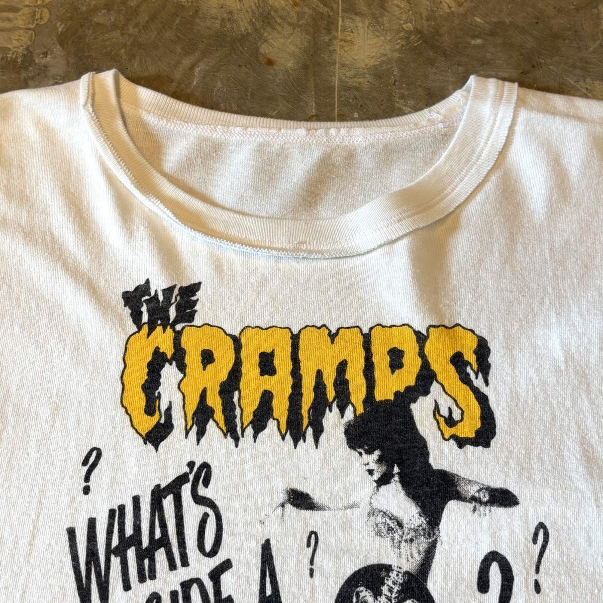 画像10: 90's "THE CRAMPS" FRONT PROINTED S/S TEE / Mens L / MADE IN USA (10)