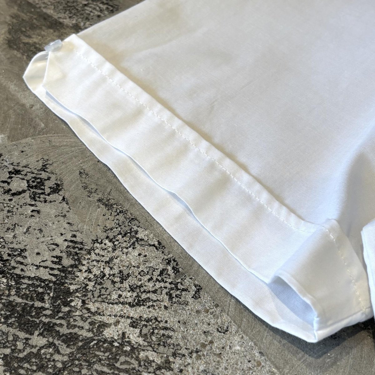 画像7: LINE ART BACK EMBROIDERY S/S CUBA SHIRT / Mens XL (7)