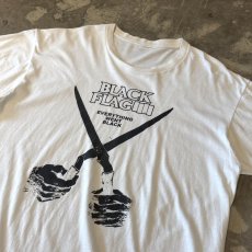 画像4: "BLACK FLAG" FRONT PRINTED S/S TEE / Mens L (4)