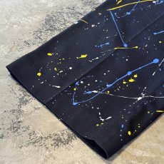 画像8: ALL OVER SPLASH PATTERN STRAIGHT SLACKS / W33 (8)
