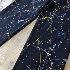 画像6: ALL OVER SPLASH PATTERN STRAIGHT SLACKS / W33 (6)
