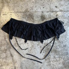 画像2: 【Wiz&Witch】"UNITED" LACE MIX WRAP SKIRT / FREE (2)