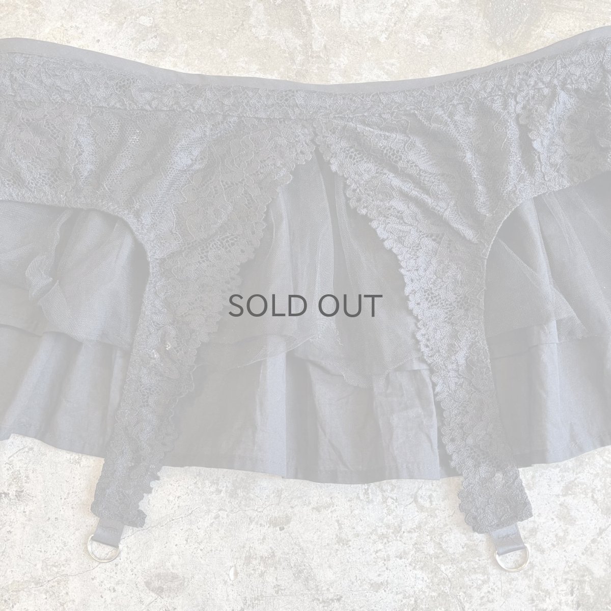 画像9: 【Wiz&Witch】"UNITED" LACE MIX WRAP SKIRT / FREE (9)