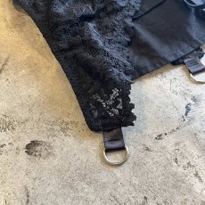 画像3: 【Wiz&Witch】"UNITED" LACE MIX WRAP SKIRT / FREE (3)