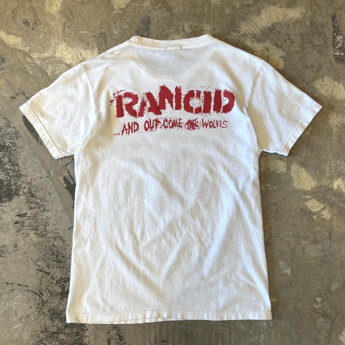画像2: "RANCID" BOTH SIDE PRINTED S/S TEE / Mens S~M (2)