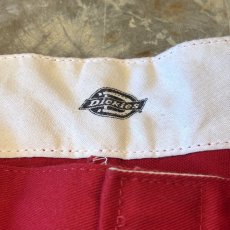 画像9: 【DICKIES】RED COLOR WIDE SILHOUETTE SHORTS / W37 (9)