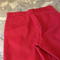 画像8: 【DICKIES】RED COLOR WIDE SILHOUETTE SHORTS / W37 (8)