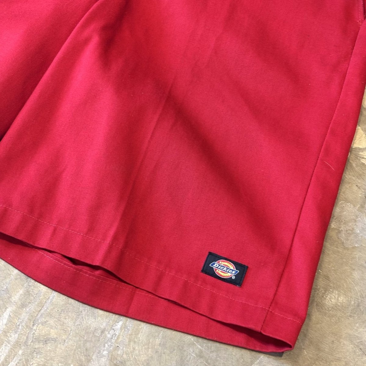画像6: 【DICKIES】RED COLOR WIDE SILHOUETTE SHORTS / W37 (6)