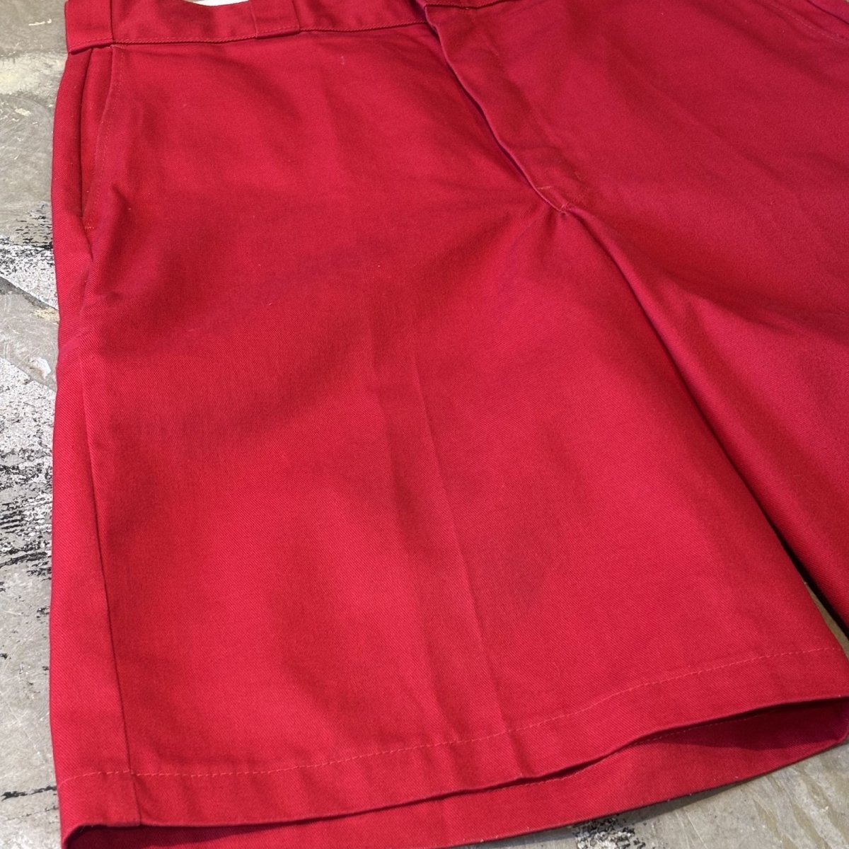 画像5: 【DICKIES】RED COLOR WIDE SILHOUETTE SHORTS / W37 (5)