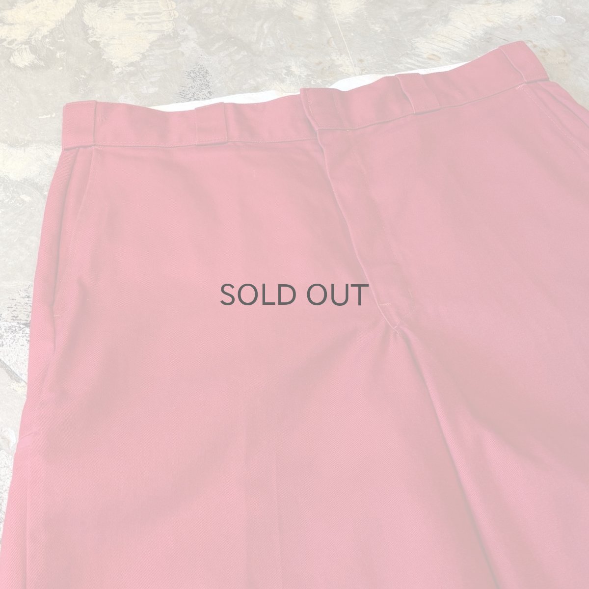 画像3: 【DICKIES】RED COLOR WIDE SILHOUETTE SHORTS / W37 (3)