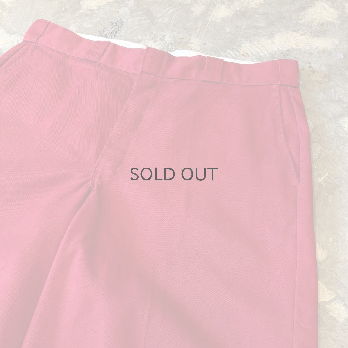 画像4: 【DICKIES】RED COLOR WIDE SILHOUETTE SHORTS / W37 (4)