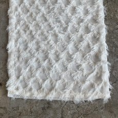 画像6: ALL OVER SHORT FRINGE EMBROIDERY DESIGN SHEER WIDE PANTS / W26~W32 (6)