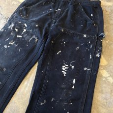 画像4: 【CARHARTT】DAMAGE&PAINT DOUBLE KNEE WORK PANTS / W32 (4)