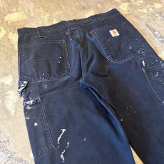 画像9: 【CARHARTT】DAMAGE&PAINT DOUBLE KNEE WORK PANTS / W32 (9)