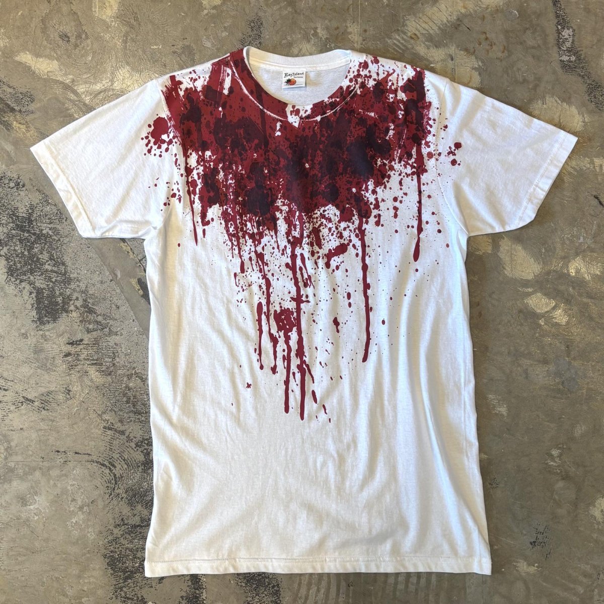 画像1: FRONT BLOOD STYLE PRINTED S/S TEE / Mens M (1)