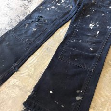 画像6: 【CARHARTT】DAMAGE&PAINT DOUBLE KNEE WORK PANTS / W32 (6)