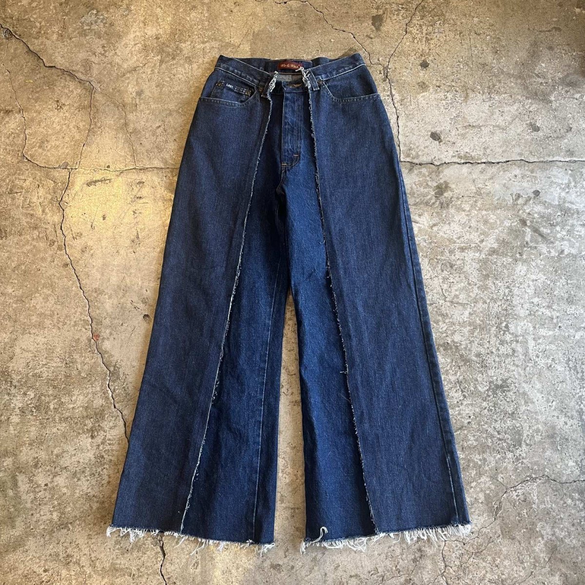 画像1: 【Wiz&Witch】"UNITED" TWINS WIDE DENIM PANTS / W29 (1)