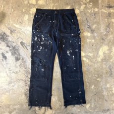 画像1: 【CARHARTT】DAMAGE&PAINT DOUBLE KNEE WORK PANTS / W32 (1)