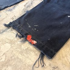 画像11: 【CARHARTT】DAMAGE&PAINT DOUBLE KNEE WORK PANTS / W32 (11)