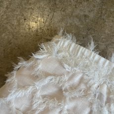 画像8: ALL OVER SHORT FRINGE EMBROIDERY DESIGN SHEER WIDE PANTS / W26~W32 (8)