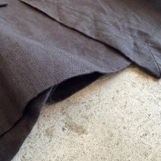 画像11: LAYERED WRAP DESIGN LINEN HALF PANTS / W28~W39 (11)