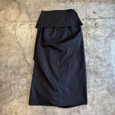 画像2: 【WONDERGROUND】2WAY DEFORMATION LAYERED SKIRT / OS / BLACK (2)