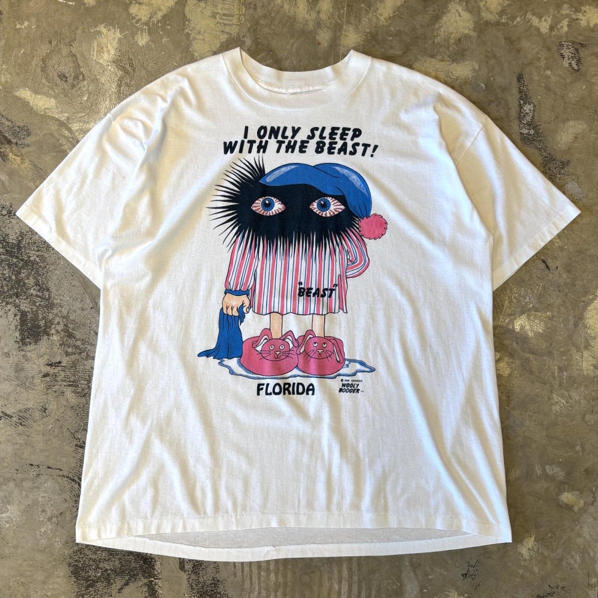 画像1: 80's "WOOLY BOOGER" FRONT PRINTED S/S TEE / Mens XL (1)