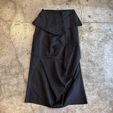 画像1: 【WONDERGROUND】2WAY DEFORMATION LAYERED SKIRT / OS / BLACK (1)