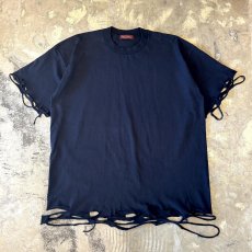 画像1: 【Wiz&Witch】"DIRTY BEAUTIFUL" DAMAGE ART TEE / BLACK / OS (1)