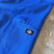 画像10: 【DICKIES】BLUE COLOR WIDE SILHOUETTE SHORTS / W33 (10)