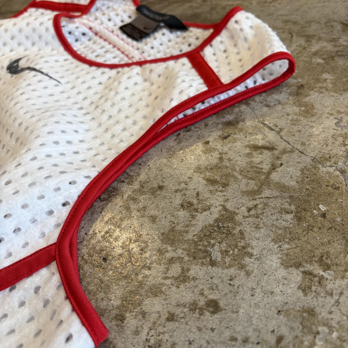 画像9: 【NIKE】PUNCHING MESH DESIGN COLOR LINE N/S TOPS / Ladies M (9)