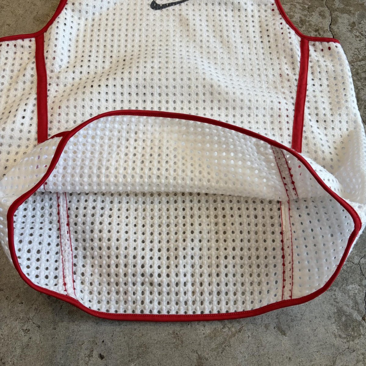 画像7: 【NIKE】PUNCHING MESH DESIGN COLOR LINE N/S TOPS / Ladies M (7)