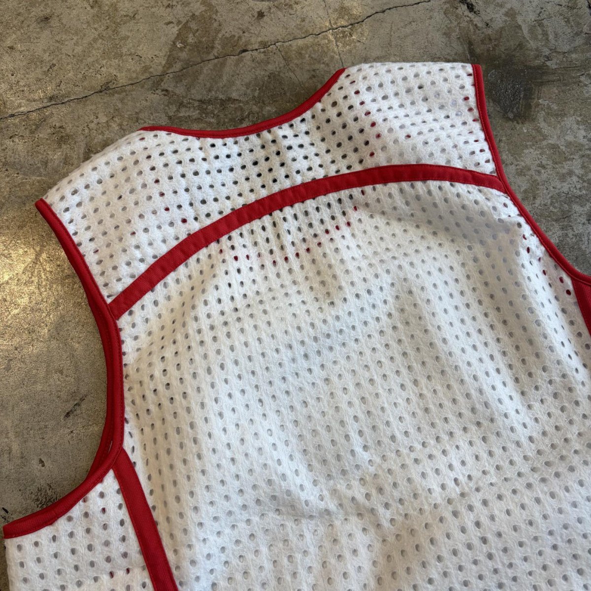 画像8: 【NIKE】PUNCHING MESH DESIGN COLOR LINE N/S TOPS / Ladies M (8)