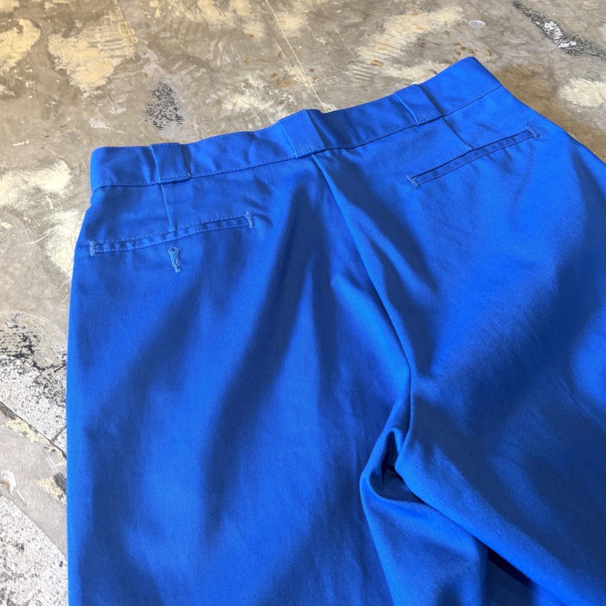 画像9: 【DICKIES】BLUE COLOR WIDE SILHOUETTE SHORTS / W33 (9)