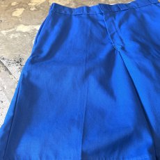画像7: 【DICKIES】BLUE COLOR WIDE SILHOUETTE SHORTS / W33 (7)